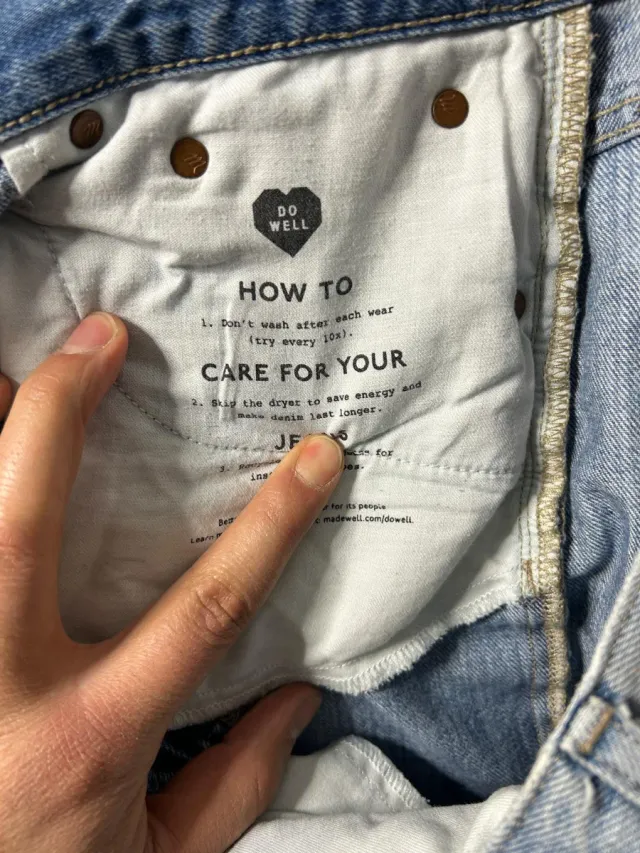 Jeans donna Madewell blu