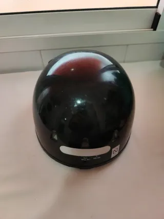 Casco ciclomotor negro HX Safety