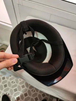 Casco ciclomotor negro HX Safety