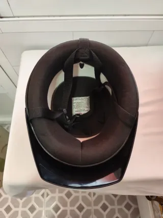 Casco ciclomotor negro HX Safety