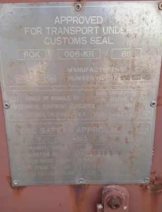 Contenedor marítimo 12m