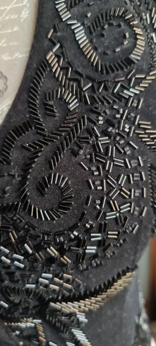 Chaleco terciopelo mujer con pedrería