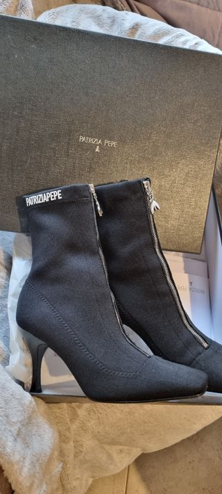 Stivali Patrizia Pepe neri tessuto elasticizzato