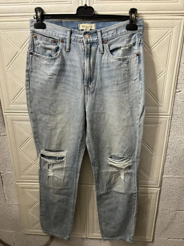 Madewell Jeans Uomo Blu Strappati