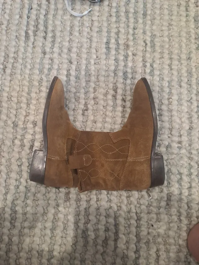 Botines niña marrones