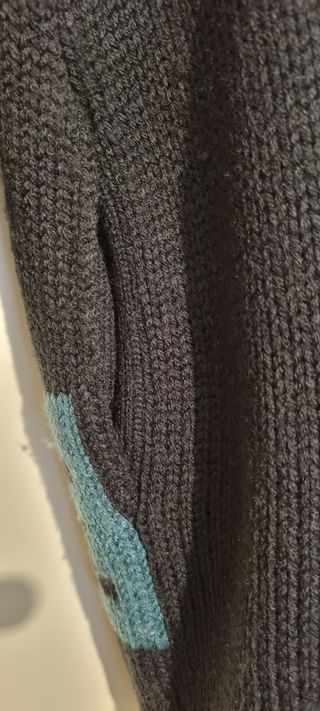 Guess Cardigan Taglia Unica Nero Rosso