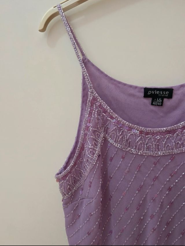 Canotta OVS perline lavanda taglia L