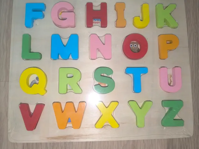 Puzzle Abecedario Madera Nuevo