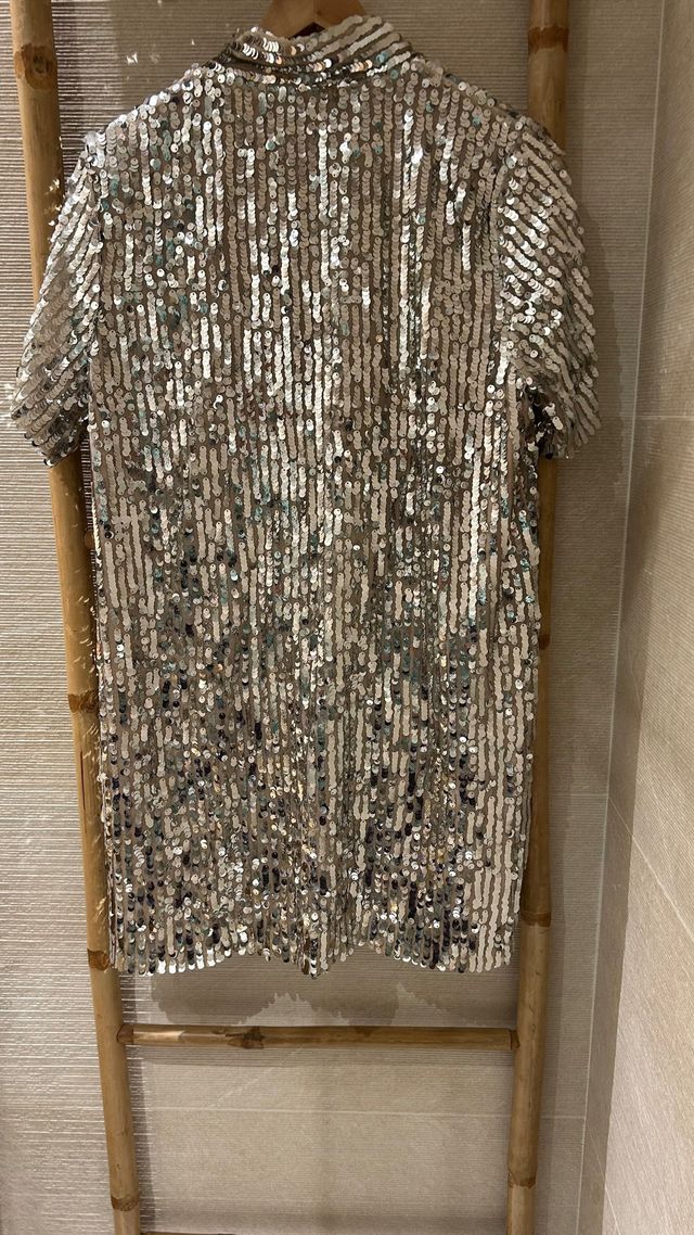 Vestido Zara lentejuelas M