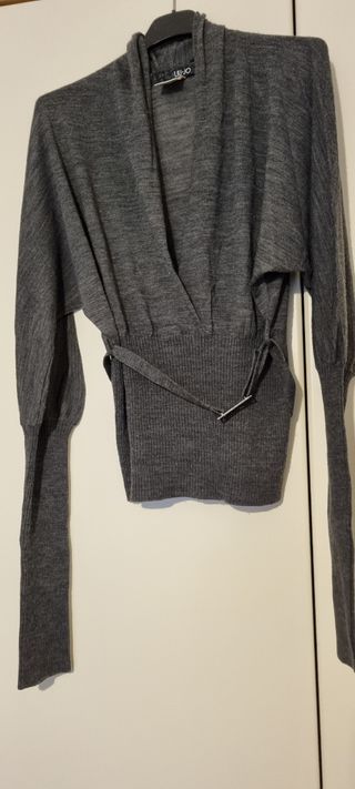 Liu Jo Maglia Lana Grigia Taglia Unica