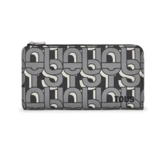 Billetera Tous Manifesto Negra y Gris