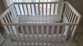 Cuna colecho madera blanca