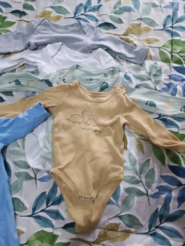 Lote Ropa Bebé 6-9 Meses: Pijamas y Bodys
