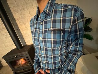 Camisa Pepe Jeans cuadros azul Talla M