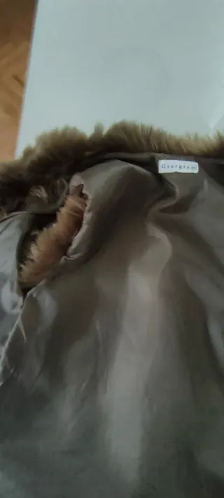 Chaleco Piel Sintética Marrón Talla Única