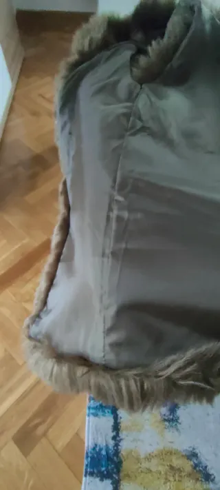 Chaleco Piel Sintética Marrón Talla Única