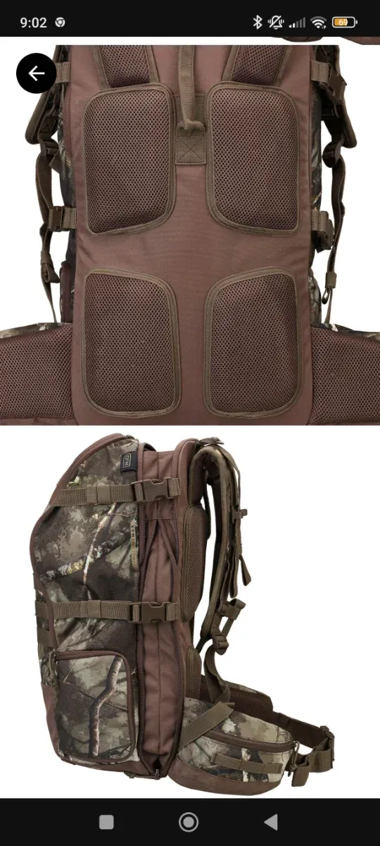 Mochila Caza Solgnac Treetermic 45L Porta Rifle