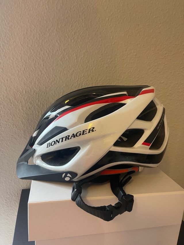 Casco Bontrager Quantum Blanco/Negro/Rojo