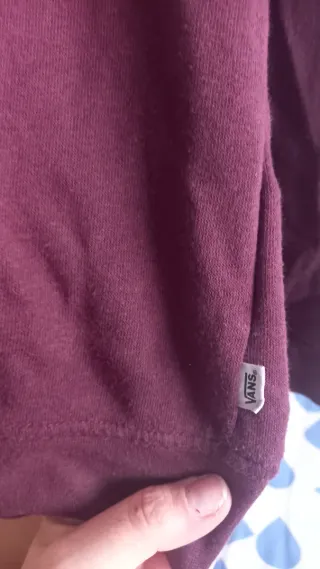 Sudadera Vans Mujer Talla M Burdeos