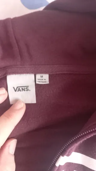 Sudadera Vans Mujer Talla M Burdeos