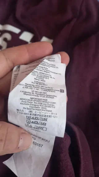 Sudadera Vans Mujer Talla M Burdeos