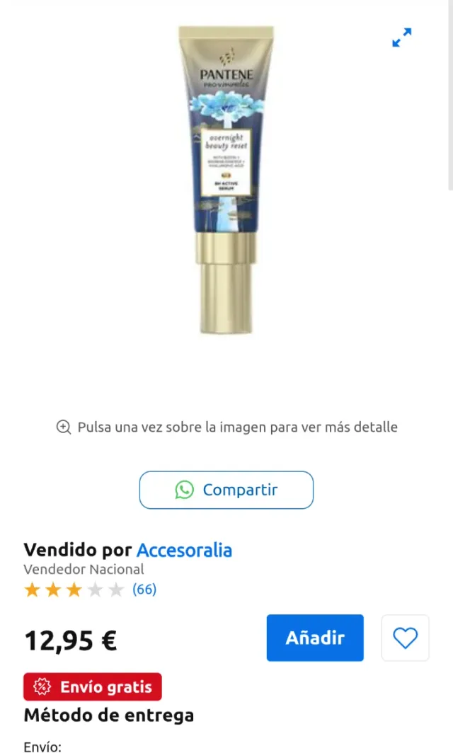 Lote 2 productos cabello Herbal Essences y Pantene