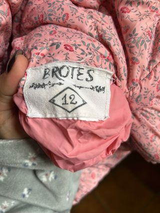 Chaqueton sin manga rosa REVERSIBLE TALLA 12