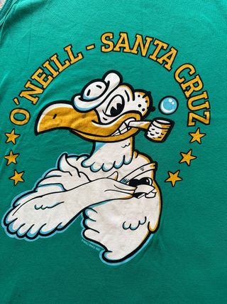 Camiseta Tirantes O'Neill Verde Dibujo Pato