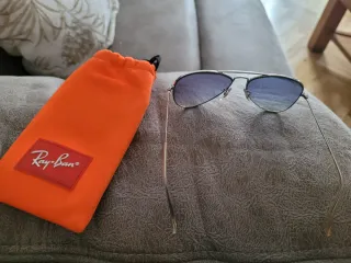 Gafas de sol Ray-Ban niño plateadas