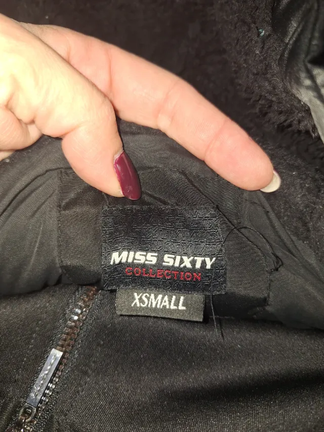 Abrigo Miss Sixty Negro Talla xs