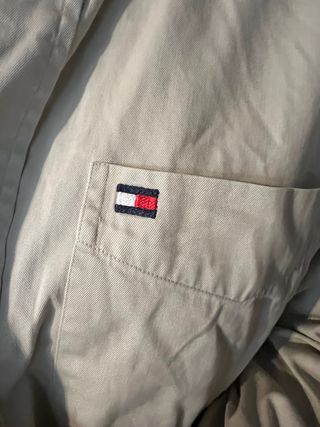 Camisa Tommy Hilfiger Beige Talla S colmera