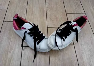 Scarpe donna Sarangellini rosa e bianche