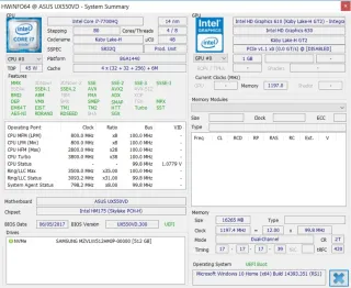 Notebook Asus UX550VD Nero/Argento