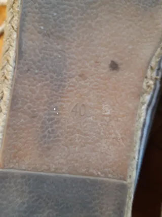 Alpargatas Wanna Talla 40 Rayas