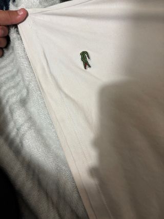 Camiseta Lacoste Blanca Talla M
