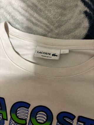 Camiseta Lacoste Blanca Talla M