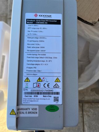 Inversor Solar GOODWE GW3000-XS