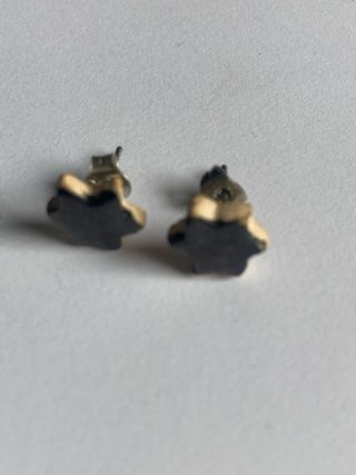 Pendientes de cerámica negros