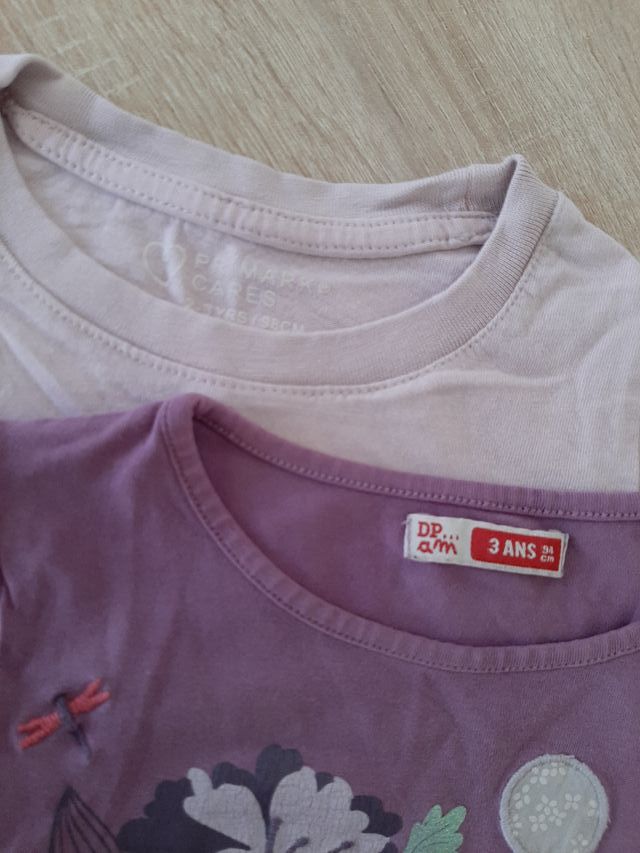 Lote Ropa Niña 2-3 Años: 2 Camisetas + 3 Leggings