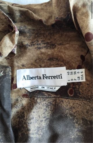 Vestito Alberta Ferretti vintage