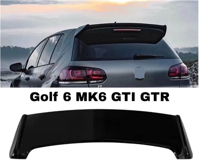 Alerón Golf 6 MK6 GTI GTR Negro