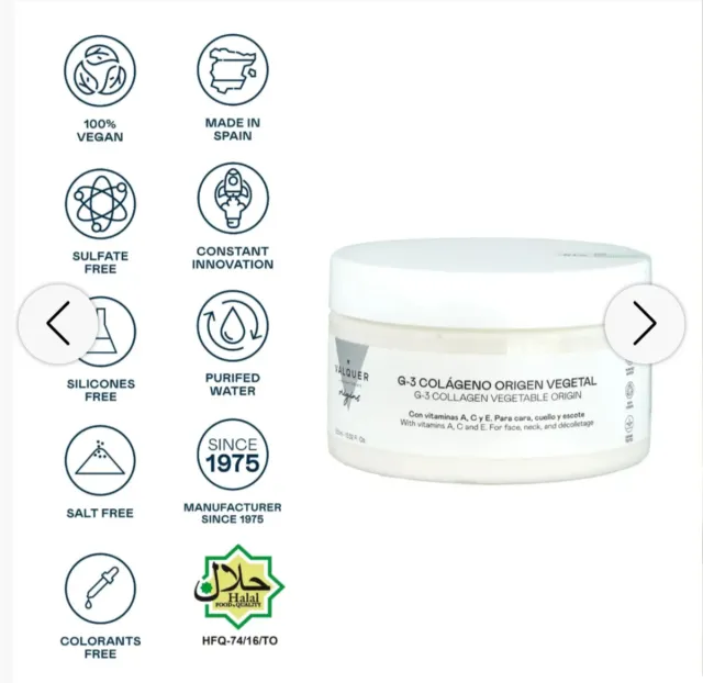 Crema facial G-3 Colágeno Valquer