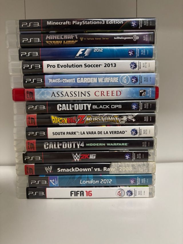 Pack Juegos PS3: Minecraft, Call of Duty, FIFA