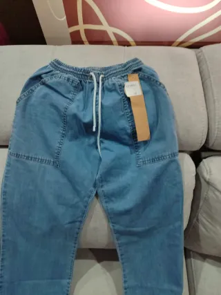 Pantalones vaqueros azules