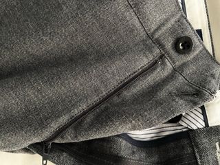 Pantalón de vestir GANT gris espiga
