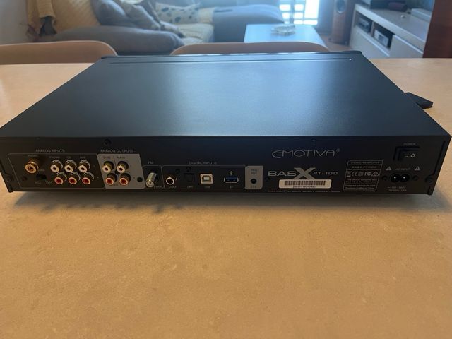 Preamplificador Emotiva BassX PT100 Negro