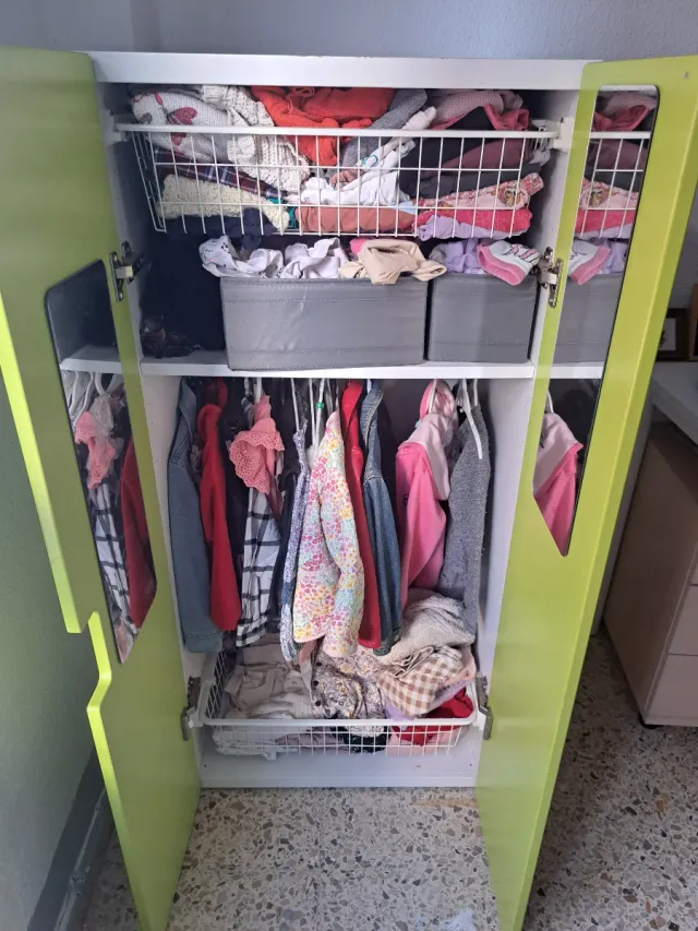 Armario infantil verde Ikea