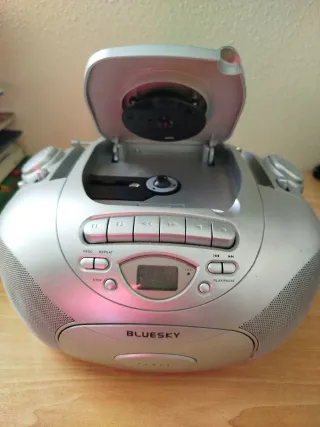 Reproductor CD Bluesky Plata