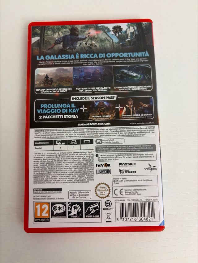 Star Wars Outlaws Gold Edition Switch