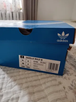 Adidas Gazelle Bold Verde Naranja